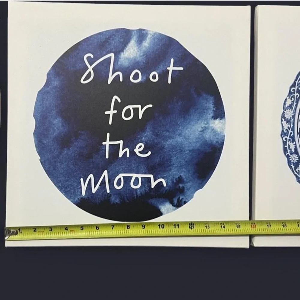 IKEA PJÄTTERYD Canvas Wall Art Set “Shoot For The Moon”